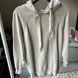 Aerie Oversized Cream Hoodie Sweatshirt